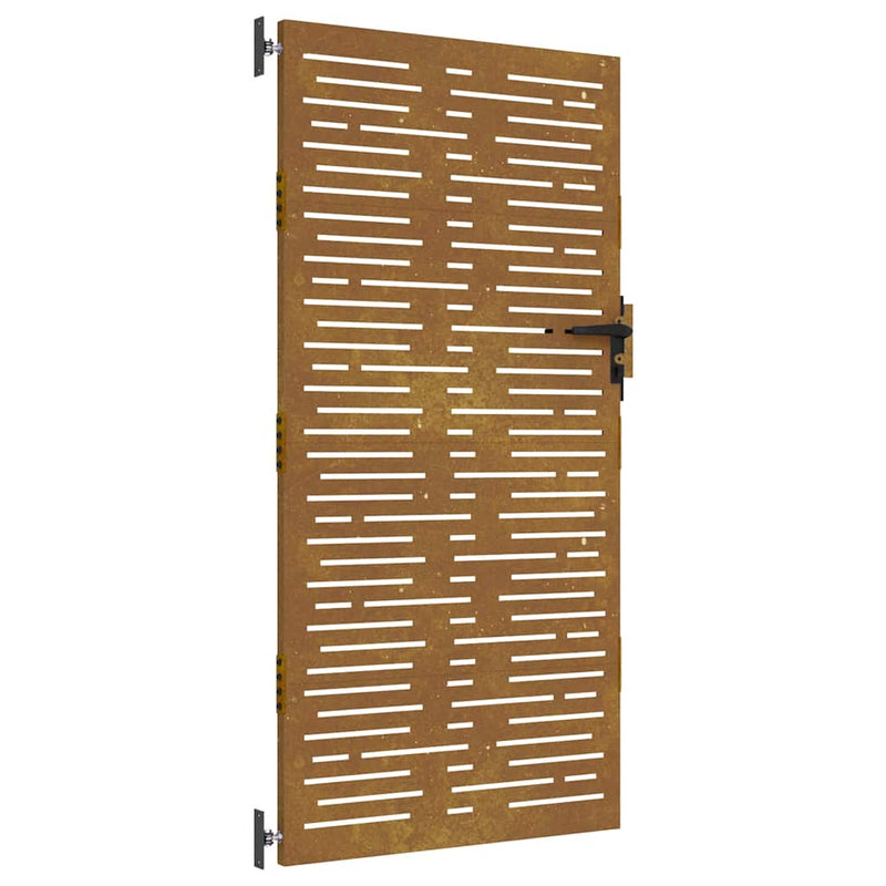 Load image into Gallery viewer, Vidaxl poort 85x175 cm vierkant cortenstaal
