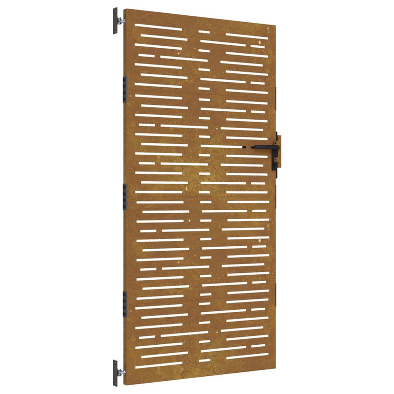 Load image into Gallery viewer, Vidaxl poort 85x200 cm vierkant cortenstaal
