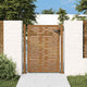 Vidaxl poort 100x125 cm vierkant cortenstaal