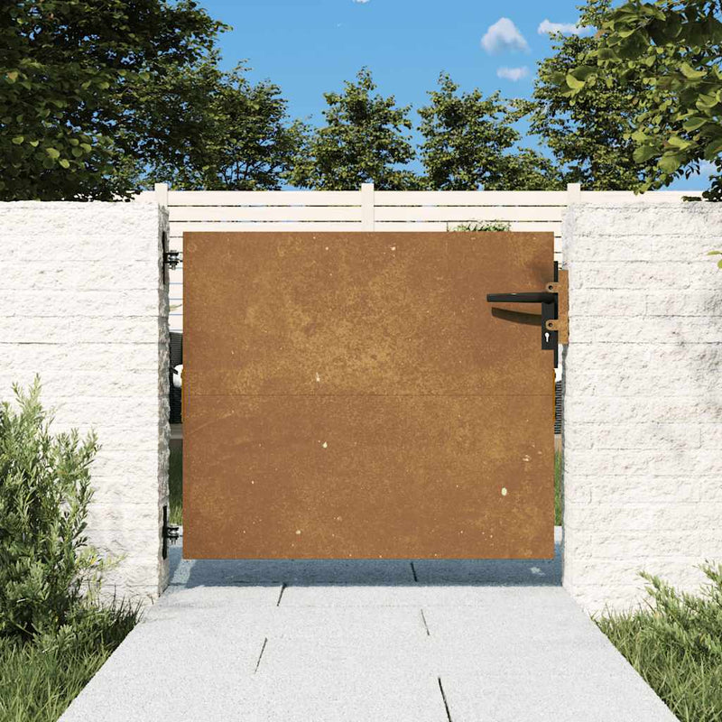 Laden Sie das Bild in Galerie -Viewer, Vidaxl poort 85x125 cm cortenstaal
