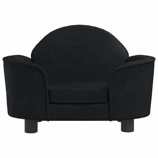 Vidaxl hondenmand 66x40x45 cm fluweel zwart