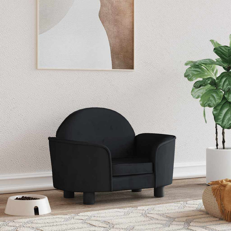 Load image into Gallery viewer, Vidaxl hondenmand 66x40x45 cm fluweel zwart
