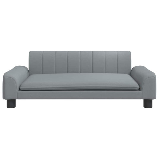 Vidaxl hondenmand 90x53x30 cm stof lichtgrijs