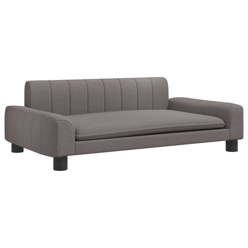 Load image into Gallery viewer, VidaXL Hondenmand 90x53x30 cm stof taupe
