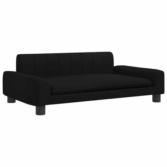 Vidaxl hondenmand 90x53x30 cm stof zwart