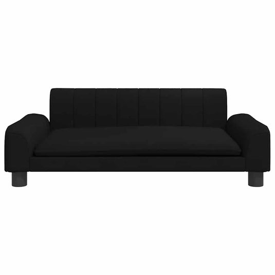 Vidaxl hondenmand 90x53x30 cm stof zwart