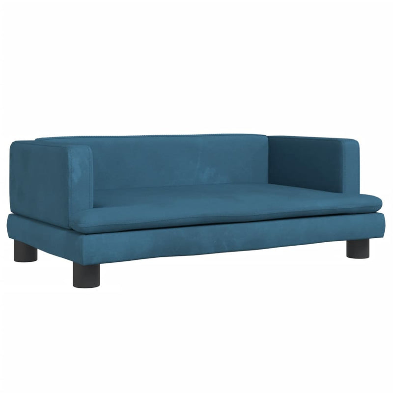 Load image into Gallery viewer, VidaXL Hondenmand 80x45x30 cm fluweel blauw
