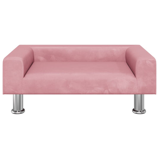 Vidaxl hondenmand 70x45x26,5 cm fluweel roze
