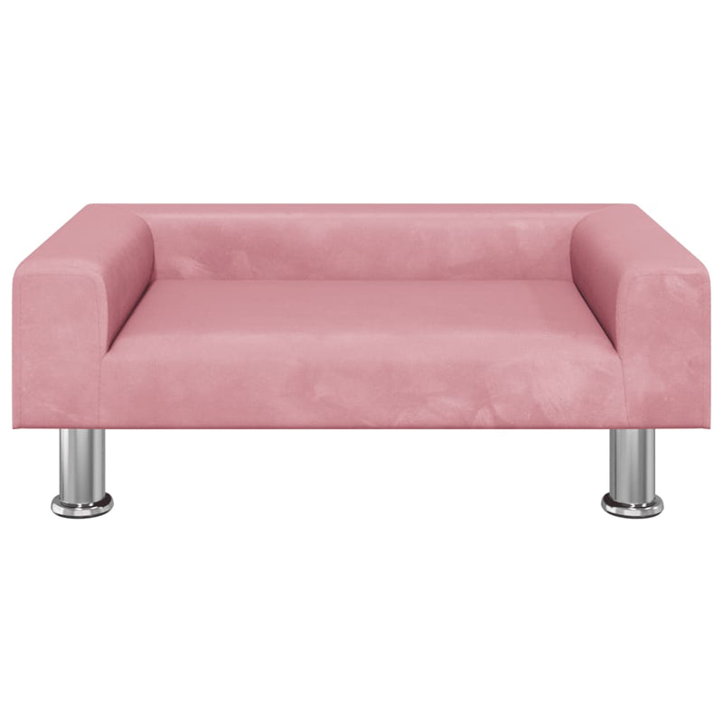 Load image into Gallery viewer, Vidaxl hondenmand 70x45x26,5 cm fluweel roze
