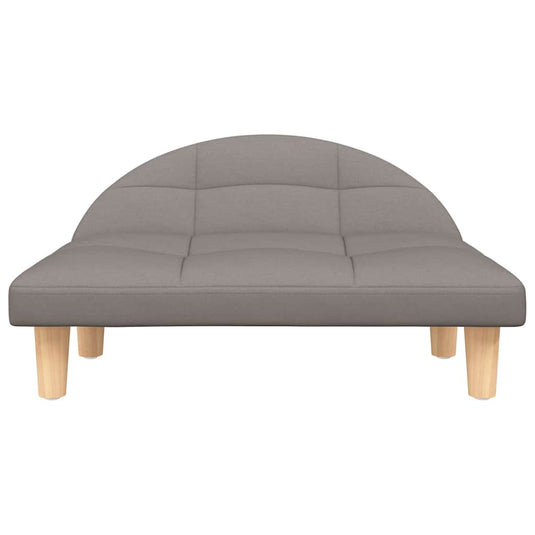 Vidaxl hondenmand 70x52x30 cm stof taupe