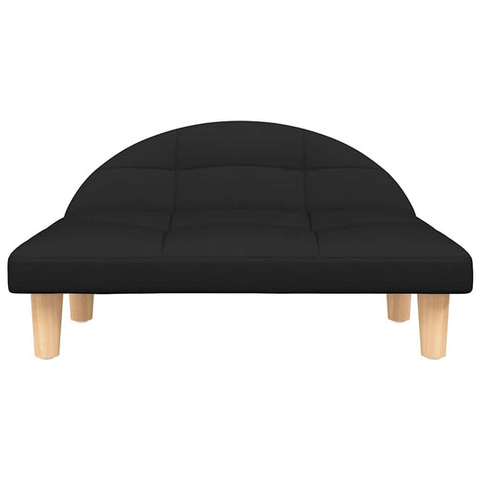 Vidaxl hondenmand 70x52x30 cm stof zwart
