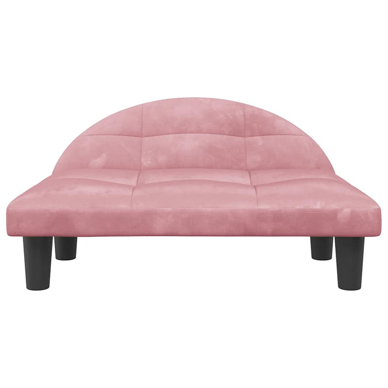 Load image into Gallery viewer, Vidaxl hondenmand 70x52x30 cm fluweel roze
