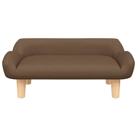 Vidaxl hondenmand 70x40x24 cm stof bruin