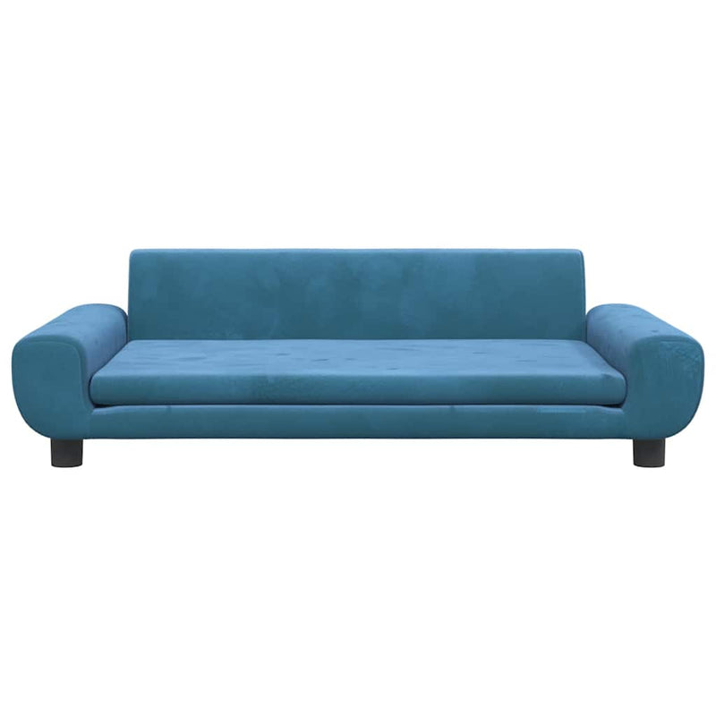 Load image into Gallery viewer, Vidaxl hondenmand 100x54x33 cm fluweel blauw
