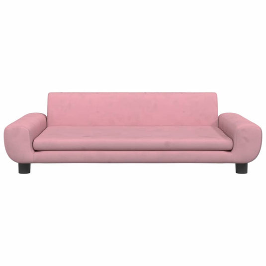 Vidaxl hondenmand 100x54x33 cm fluweel roze