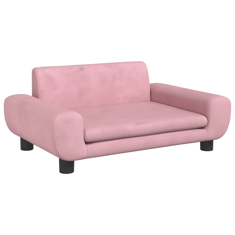 Load image into Gallery viewer, Vidaxl hondenmand 70x45x33 cm fluweel roze
