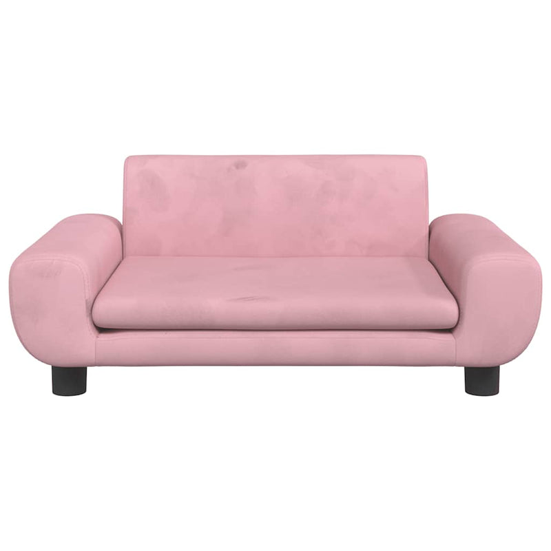Load image into Gallery viewer, Vidaxl hondenmand 70x45x33 cm fluweel roze

