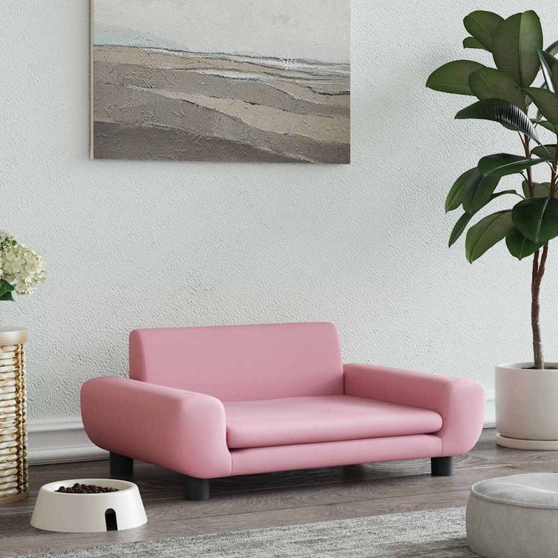 Load image into Gallery viewer, Vidaxl hondenmand 70x45x33 cm fluweel roze
