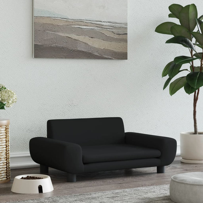 Load image into Gallery viewer, Vidaxl hondenmand 70x45x33 cm fluweel zwart
