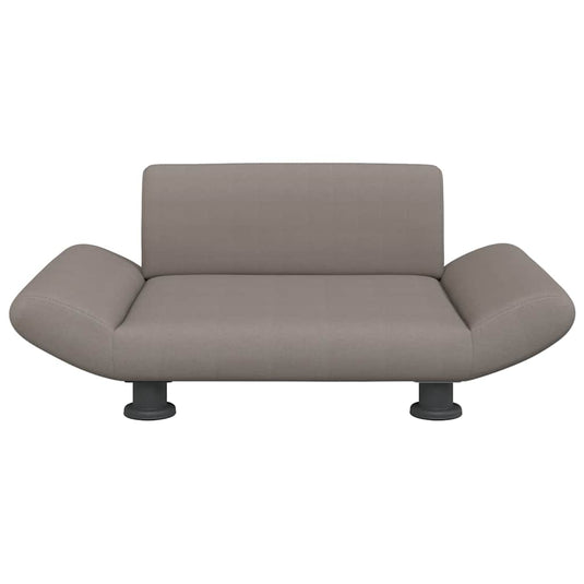 Vidaxl hondenmand 70x45x28 cm stof taupe