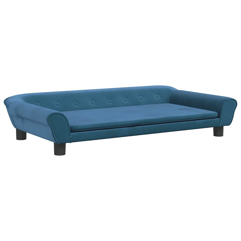 Load image into Gallery viewer, Vidaxl hondenmand 100x50x21 cm fluweel blauw

