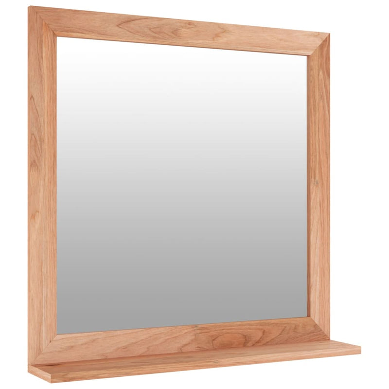 Load image into Gallery viewer, Vidaxl wandspiegel 55x55 cm massief walnotenhout
