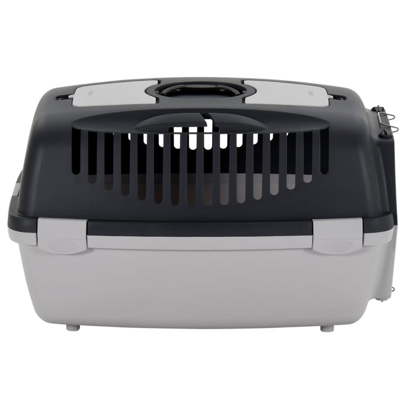 Load image into Gallery viewer, Vidaxl reismand 61x40x38 cm polypropeen grijs en zwart
