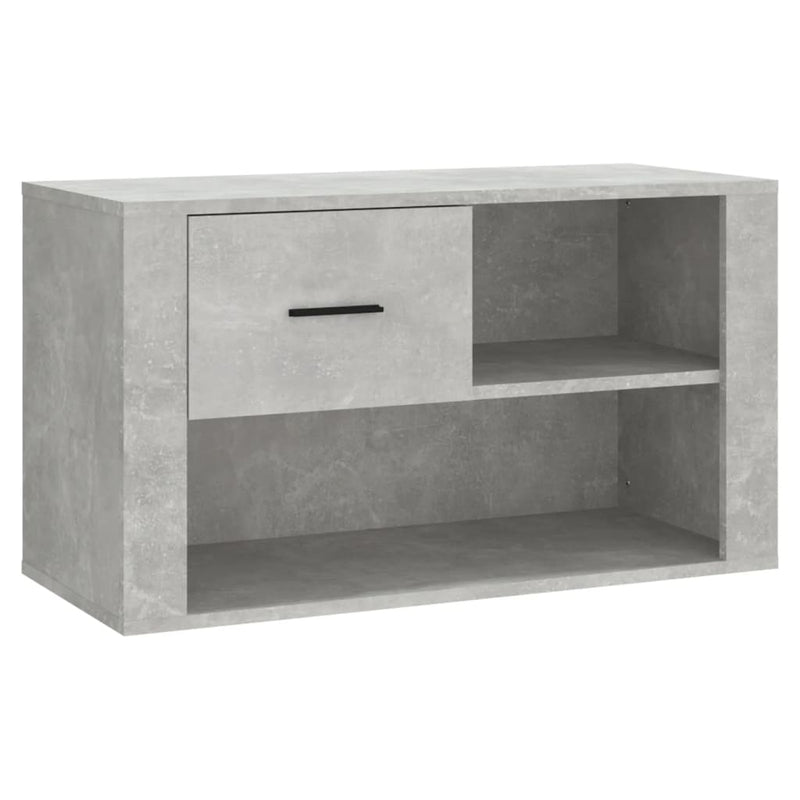 Load image into Gallery viewer, Vidaxl schoenenkast 80x35x45 cm bewerkt hout betongrijs
