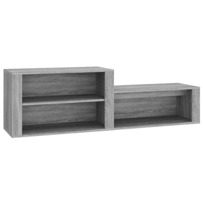 Load image into Gallery viewer, Vidaxl schoenenkast 150x35x45 cm bewerkt hout grijs sonoma
