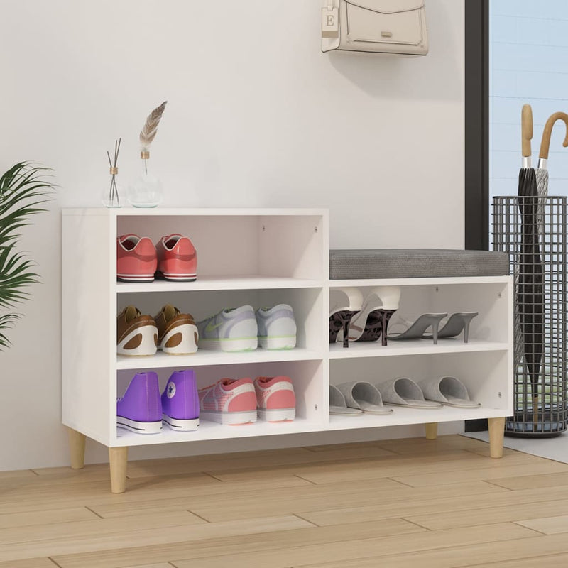 Load image into Gallery viewer, Vidaxl schoenenkast 102x36x60 cm bewerkt hout wit
