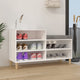Vidaxl schoenenkast 102x36x60 cm bewerkt hout wit