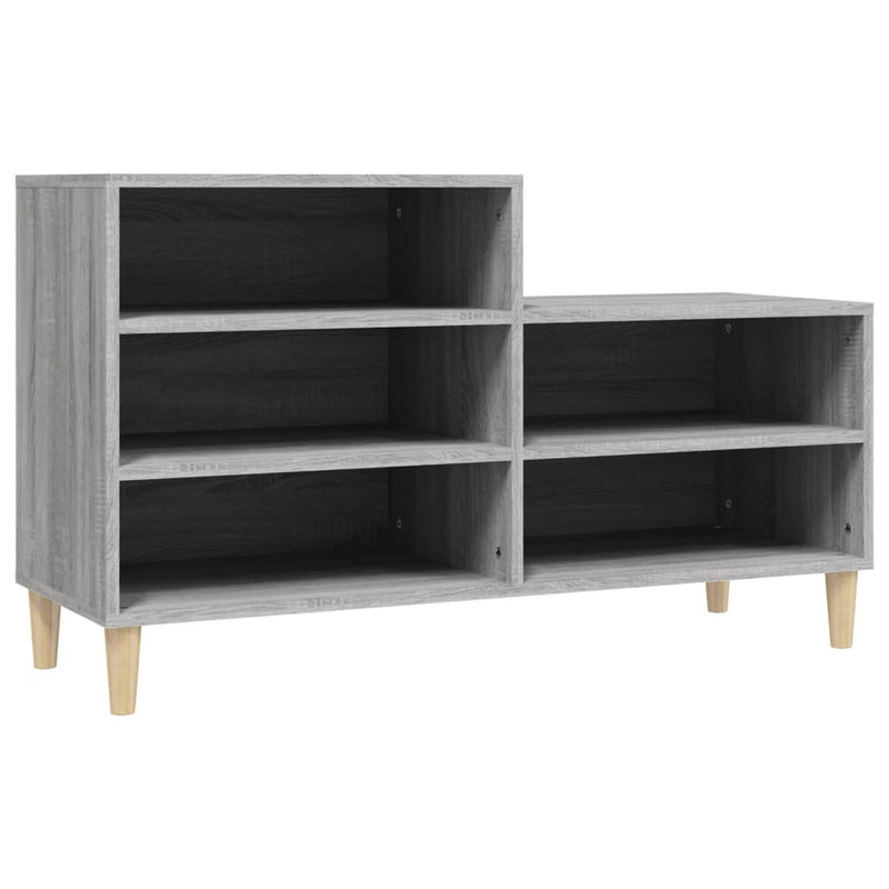 Load image into Gallery viewer, Vidaxl schoenenkast 102x36x60 cm bewerkt hout sonoma grijs

