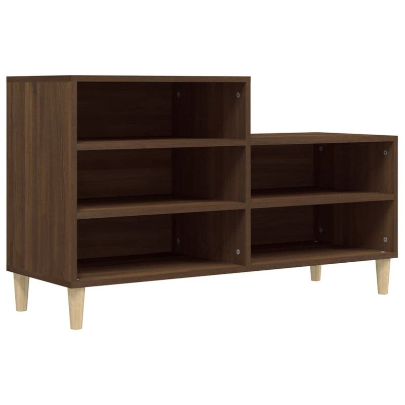Load image into Gallery viewer, Vidaxl schoenenkast 102x36x60 cm bewerkt hout bruin eikenkleur
