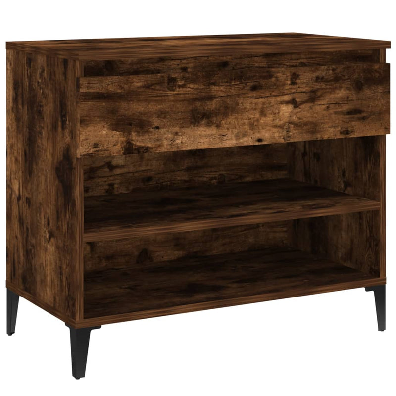 Load image into Gallery viewer, Vidaxl schoenenkast 70x36x60 cm bewerkt hout gerookt eikenkleurig
