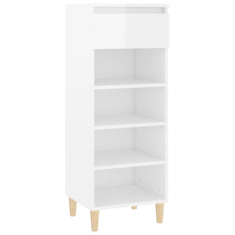 Load image into Gallery viewer, Vidaxl schoenenkast 40x36x105 cm bewerkt hout hoogglans wit
