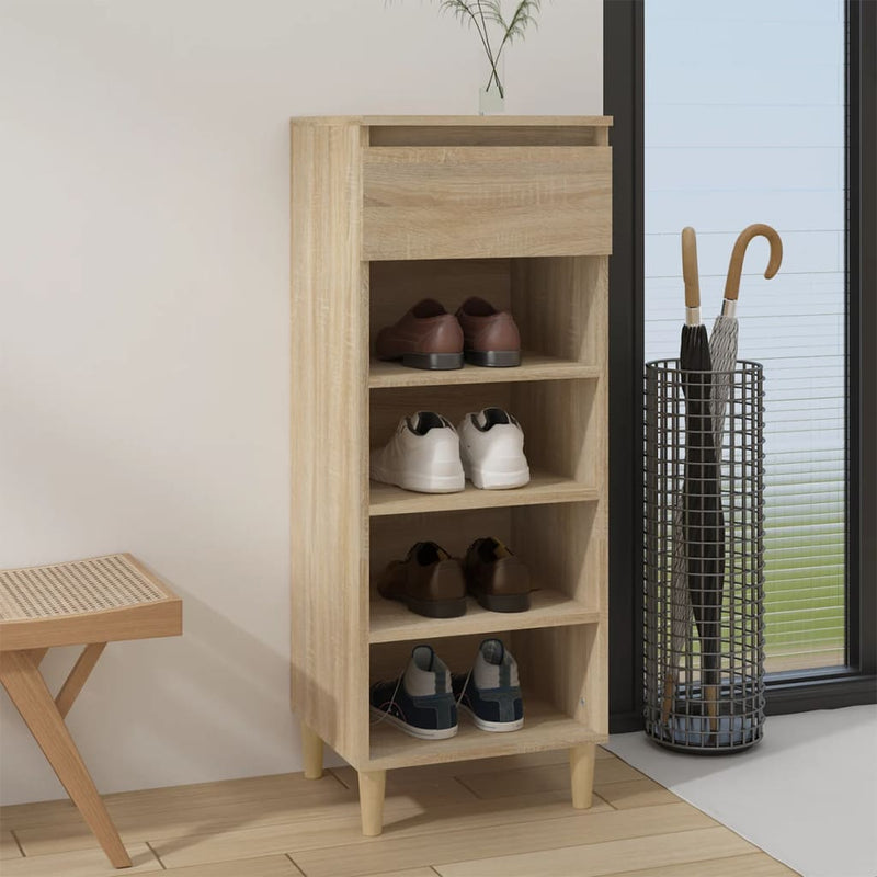 Load image into Gallery viewer, Vidaxl schoenenkast 40x36x105 cm bewerkt hout sonoma eikenkleurig
