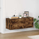 Vidaxl schoenenkast wandgemonteerd 100x35x38 cm bewerkt hout eiken