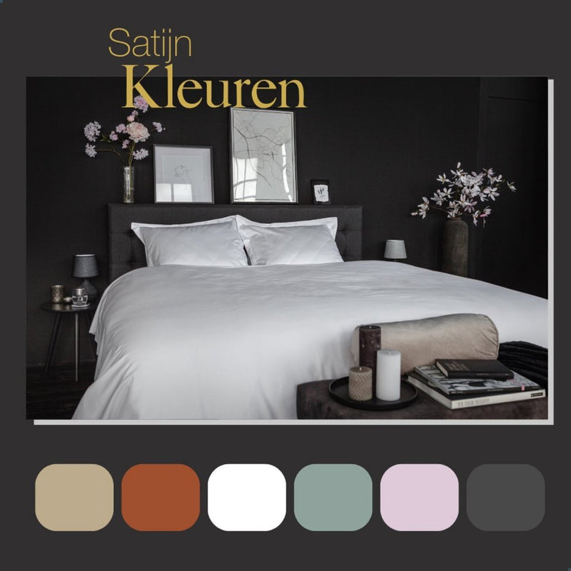 Load image into Gallery viewer, Ten cate katoen satijnen lits-jumeaux dekbedovertrek 240x200 220 cm wit
