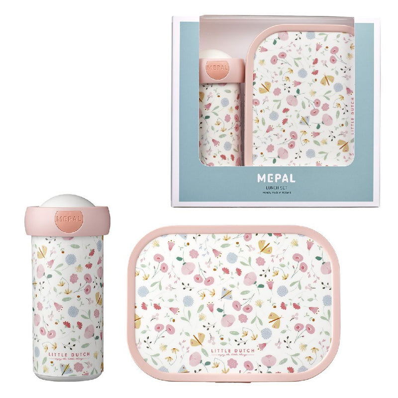 Load image into Gallery viewer, Mepal lunchset little dutch flowers and butterflies
