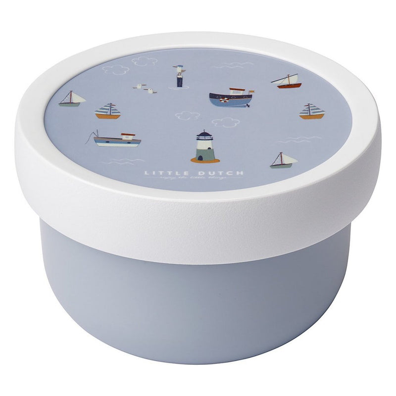 Load image into Gallery viewer, Mepal campus fruitbox sailors bay 300 ml wit blauw
