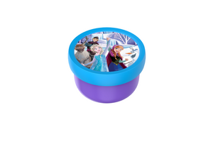 Mepal fruitbox campus - 300 ml - inclusief fruitvorkje - sluit goed af - snackdoosje - frozen friends