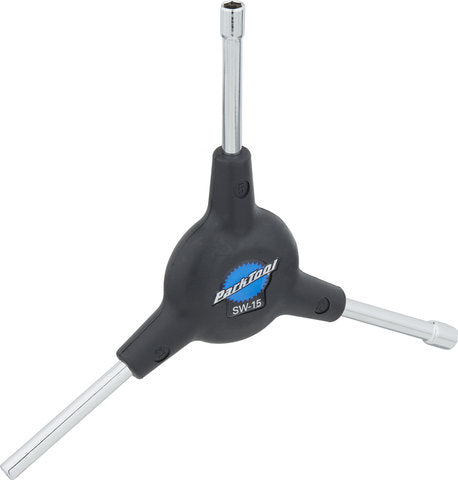 Load image into Gallery viewer, Parktool sw-15 3-way internal nipple spoke wrench
