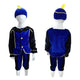 Sinterklaas Verkleedset Pietenpak Blauw-Zwart 5-7 Jaar