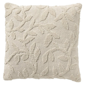 Dutch decor hoja sierkussen 45 x 45 cm snow white