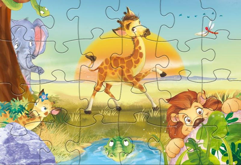 Afbeelding laden in galerijviewer, Rebo legpuzzel 24 + 48 stukjes - little

