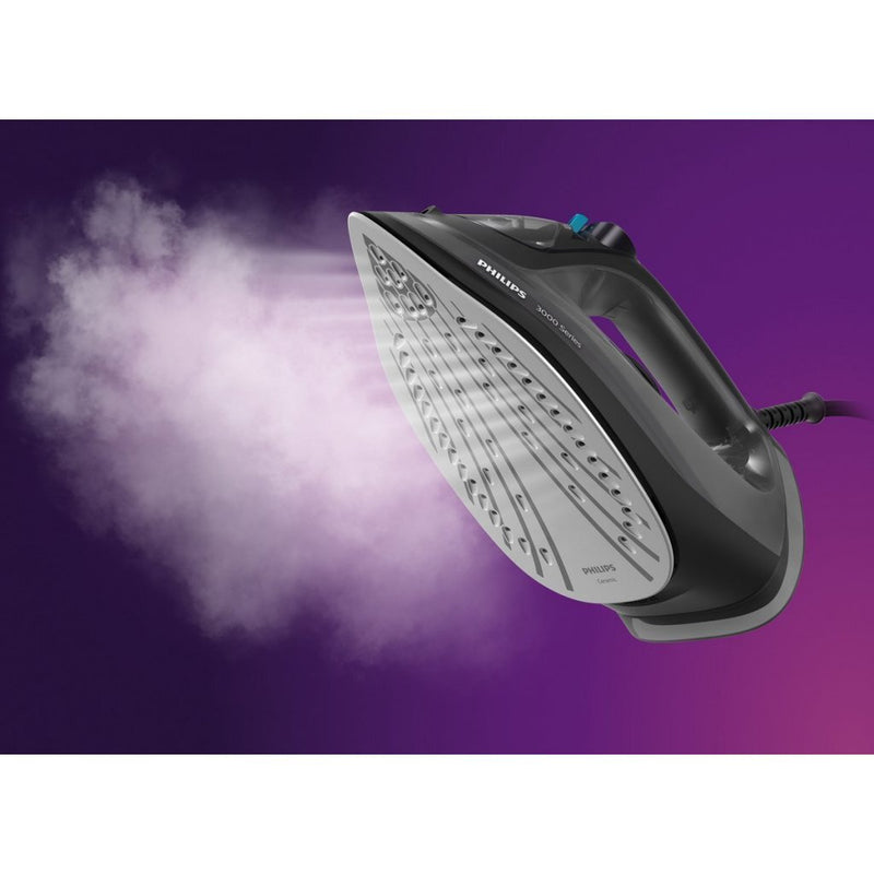 Load image into Gallery viewer, Philips dst3041 80 3000 series stoomstrijkijzer zwart
