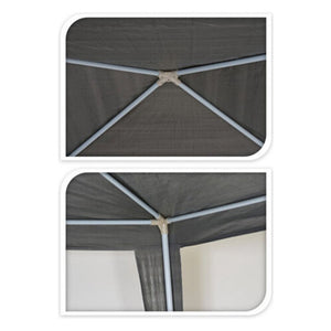 Pro garden partytent 300x300x245 cm grijs