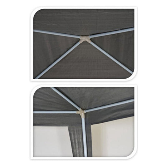 Pro garden partytent 300x300x245 cm grijs