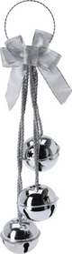 Kerst deurhanger bellen - zilver
