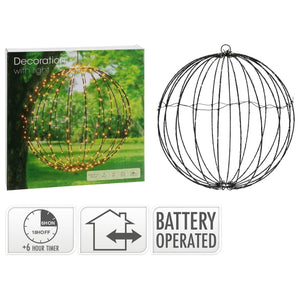 ProGarden ProGarden Bollamp inklapbaar LED 30 cm